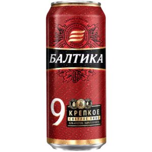 Пиво Балтика №9 Крепкое ж/б, 0.45л