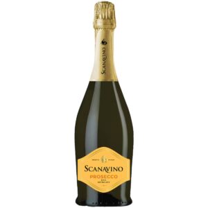 Вино игристое Scanavino Prosecco белое сухое, 0.75л